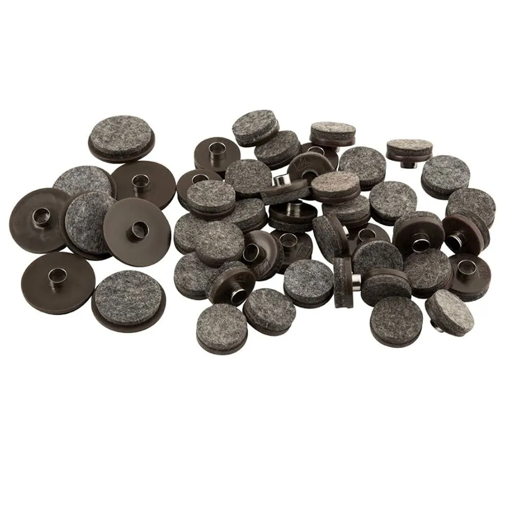 48 Nail On Felt Pads Furniture Gripper Grip Hardwood Floors Non Slip 1" and 1.5"