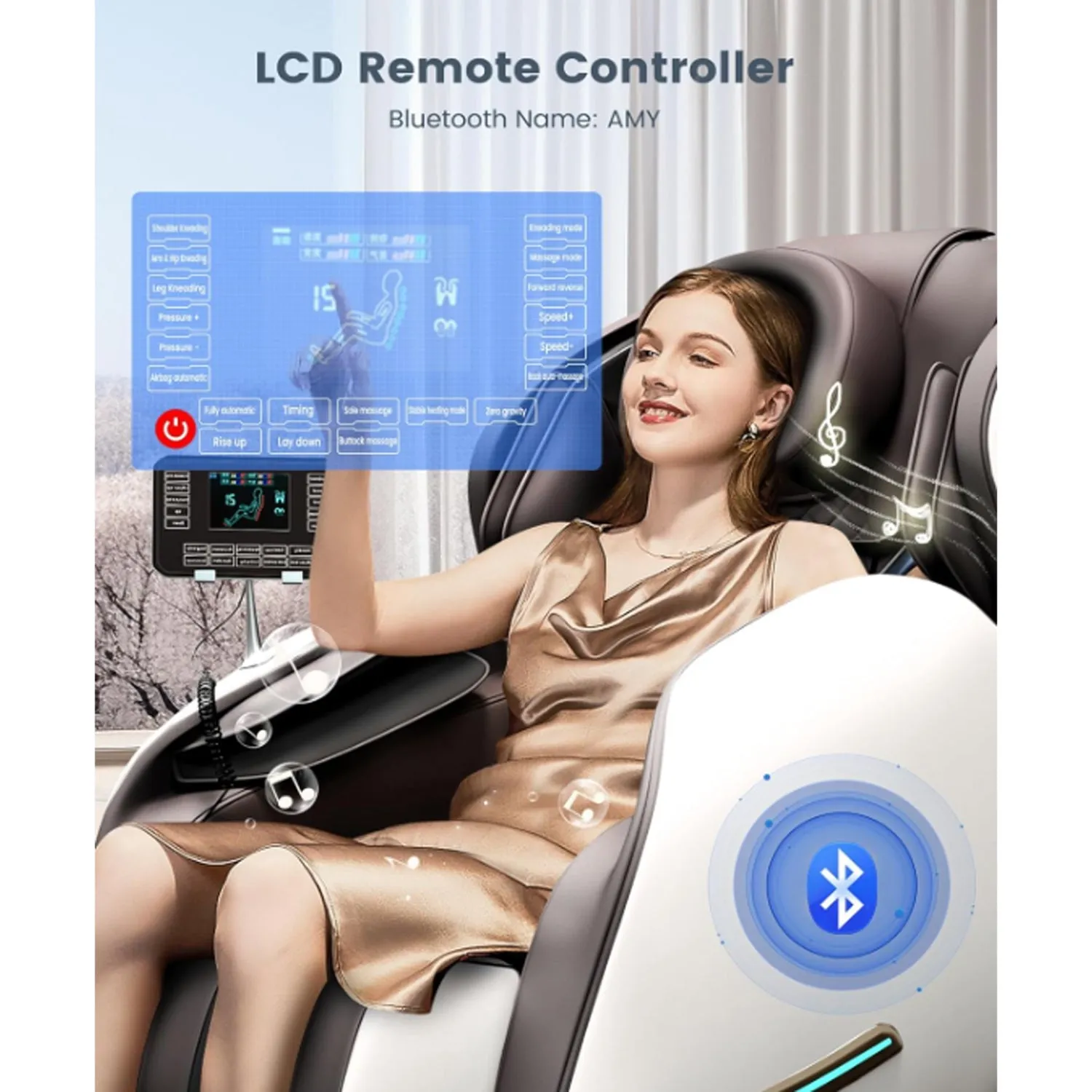 4D Sl Track Full Body Electric Zero Gravity Massage Chair