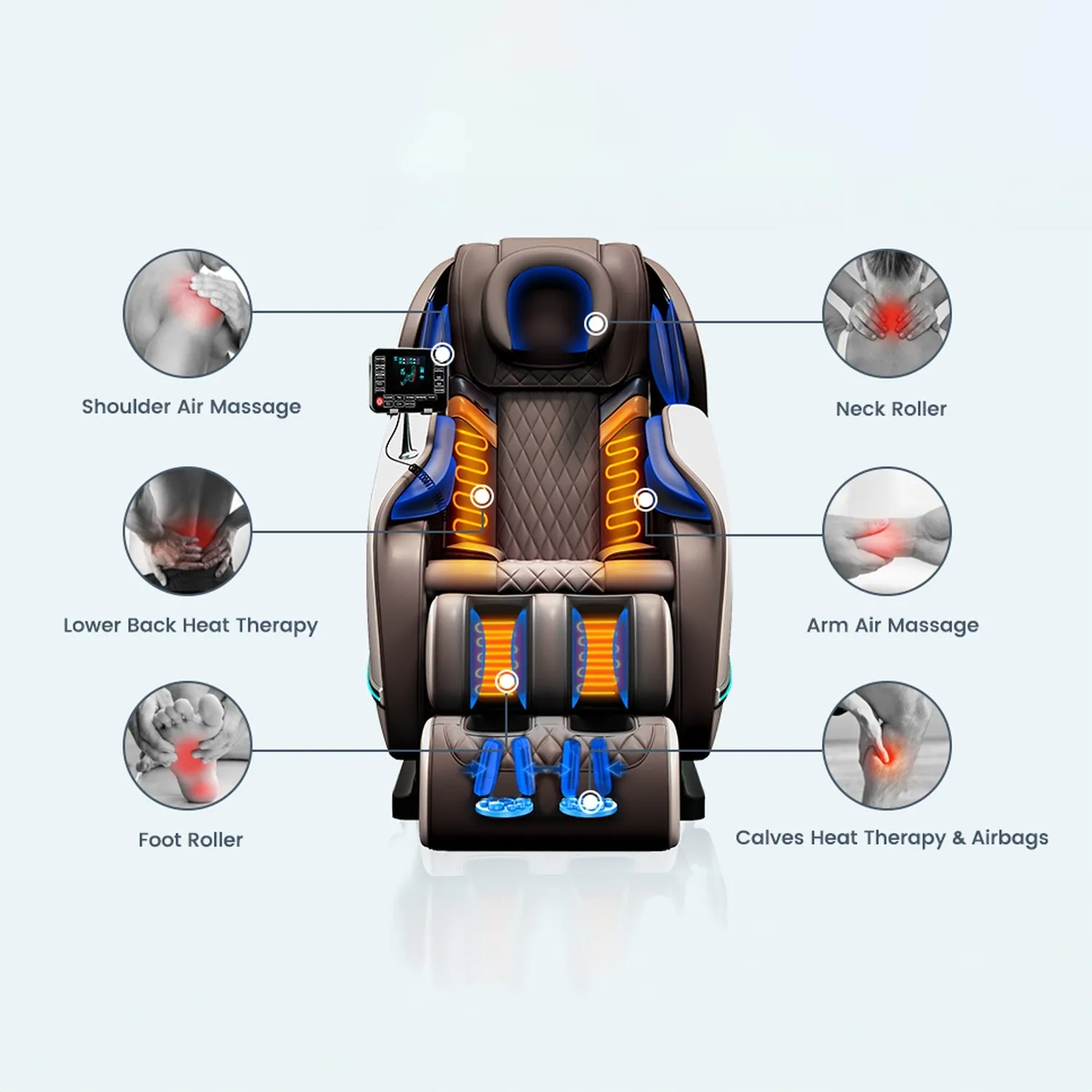 4D Sl Track Full Body Electric Zero Gravity Massage Chair