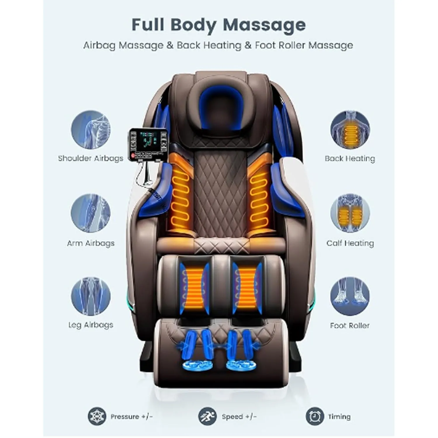 4D Sl Track Full Body Electric Zero Gravity Massage Chair