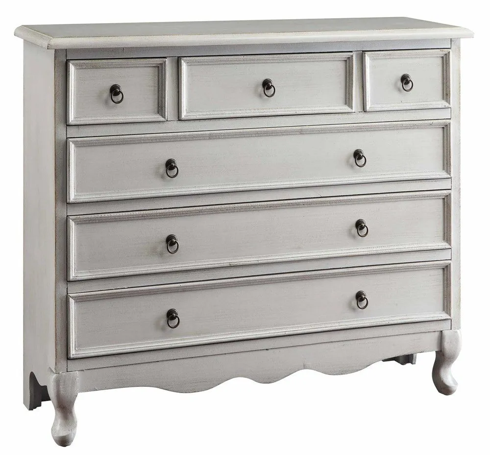 6 DRAWER WHITE CHEST