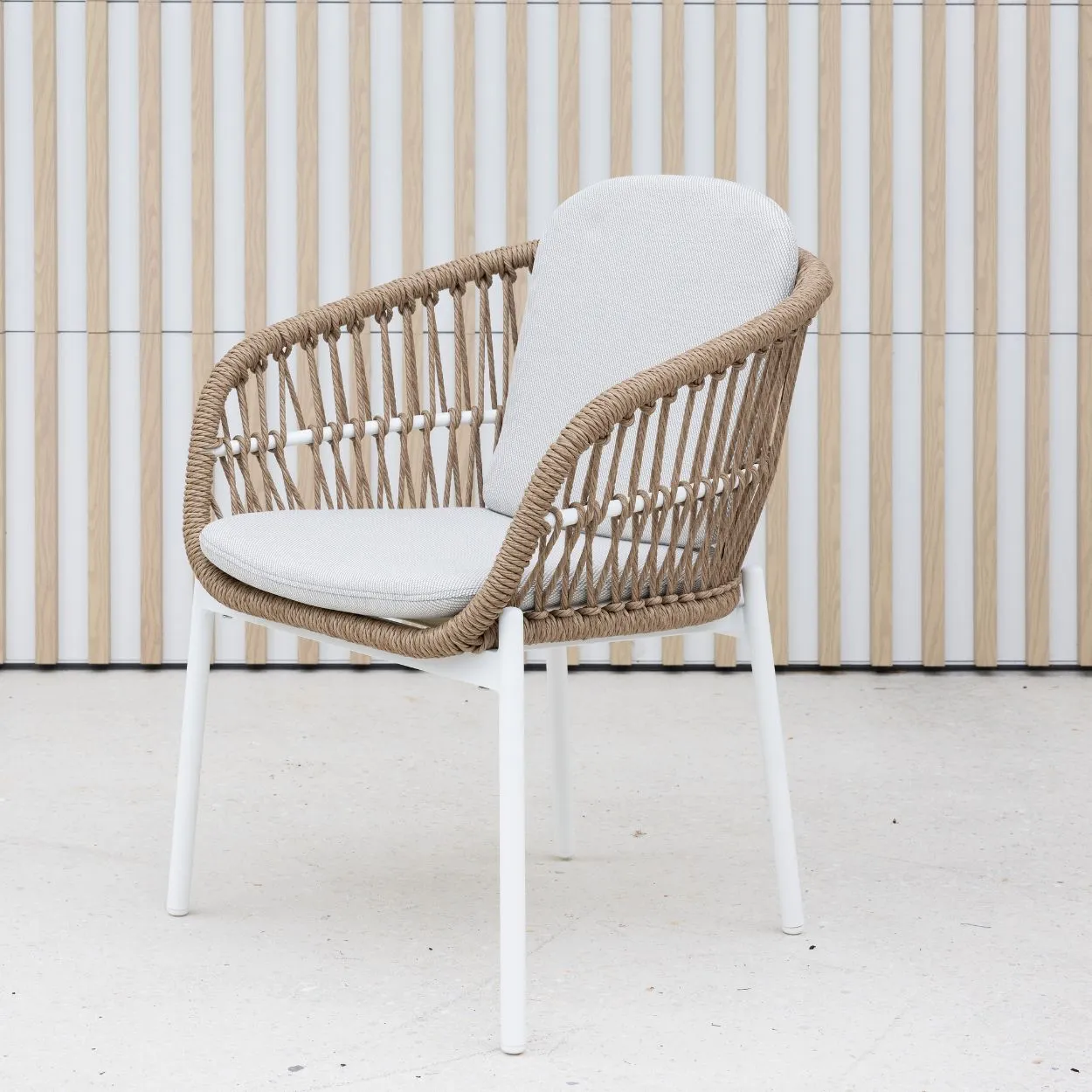 Amalfi Dining Setting - 7 pce Coconut