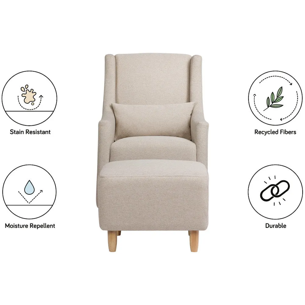 Babyletto Toco Swivel Glider   Stationary Ottoman