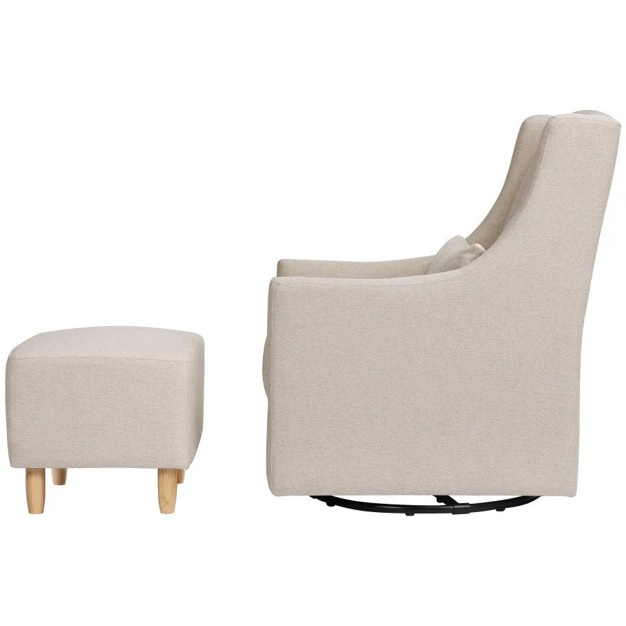 Babyletto Toco Swivel Glider   Stationary Ottoman