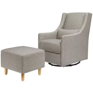 Babyletto Toco Swivel Glider   Stationary Ottoman