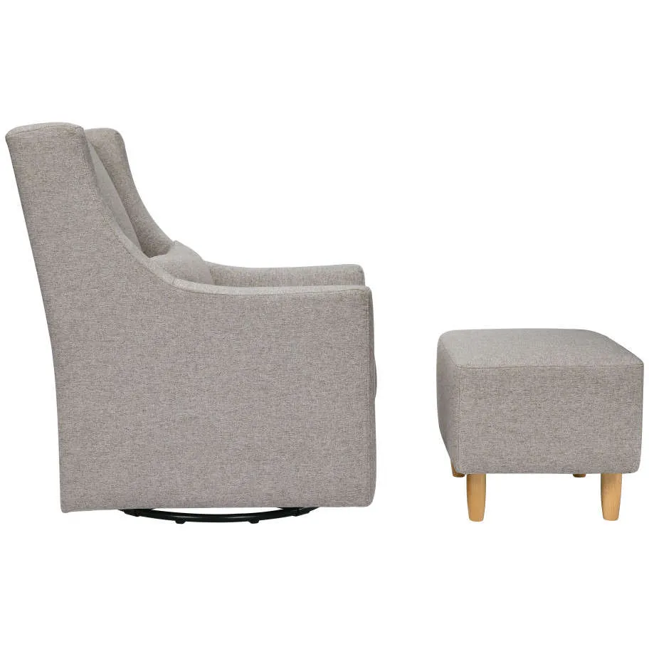 Babyletto Toco Swivel Glider   Stationary Ottoman