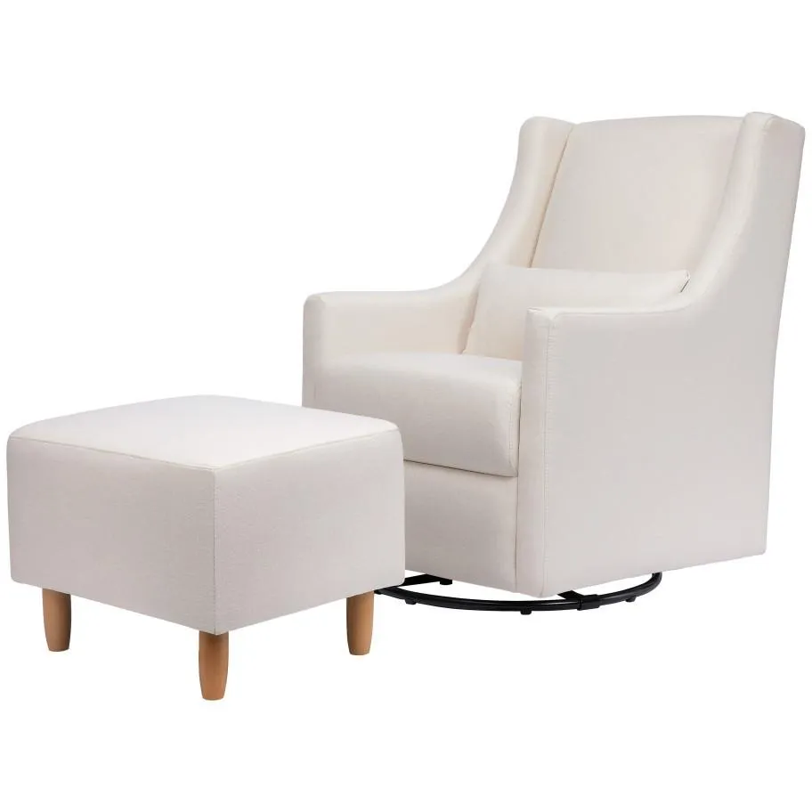 Babyletto Toco Swivel Glider   Stationary Ottoman