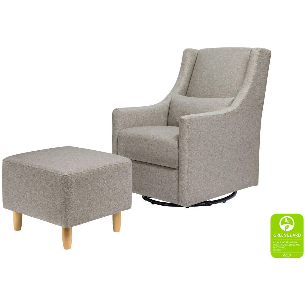 Babyletto Toco Swivel Glider   Stationary Ottoman