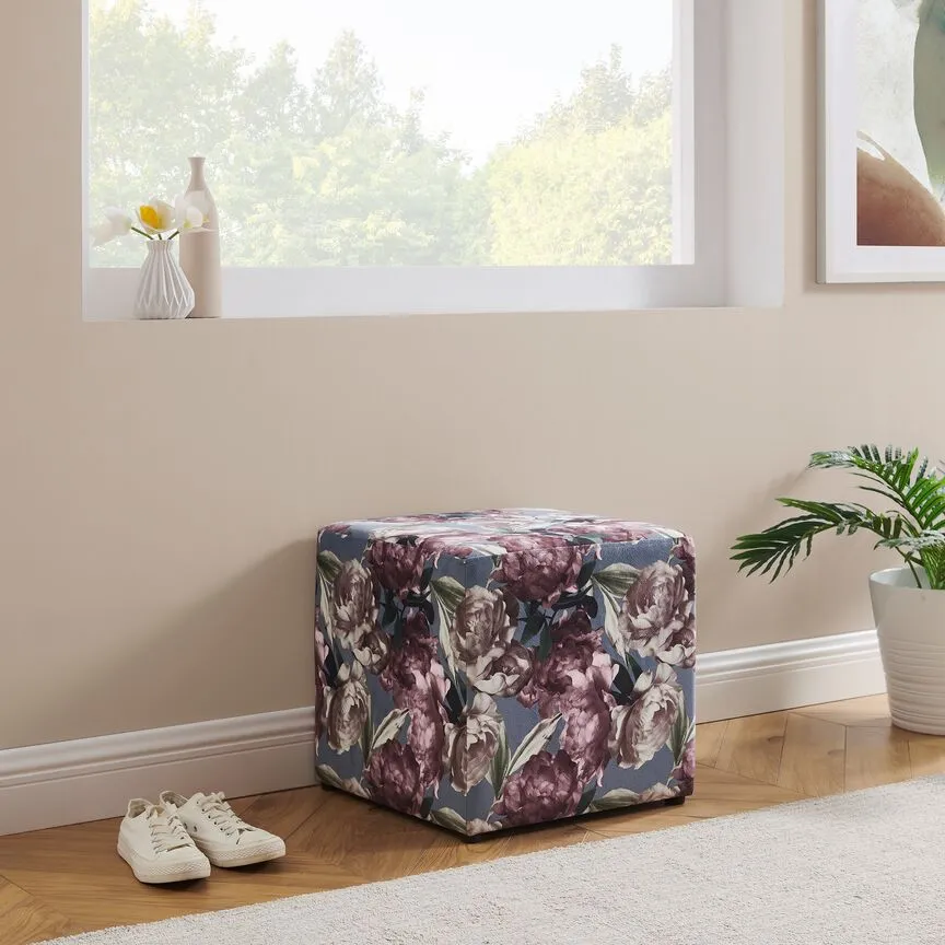Beatrice Ottoman - Floral