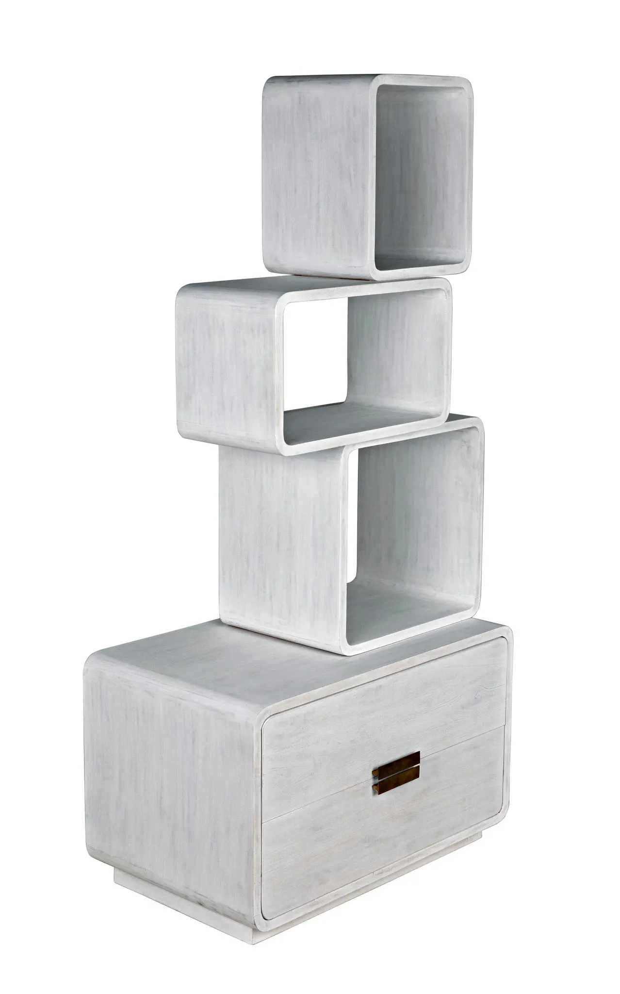 Belini Bookcase, White Wash