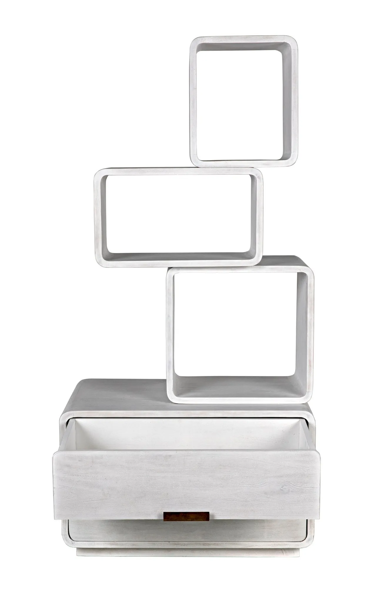 Belini Bookcase, White Wash