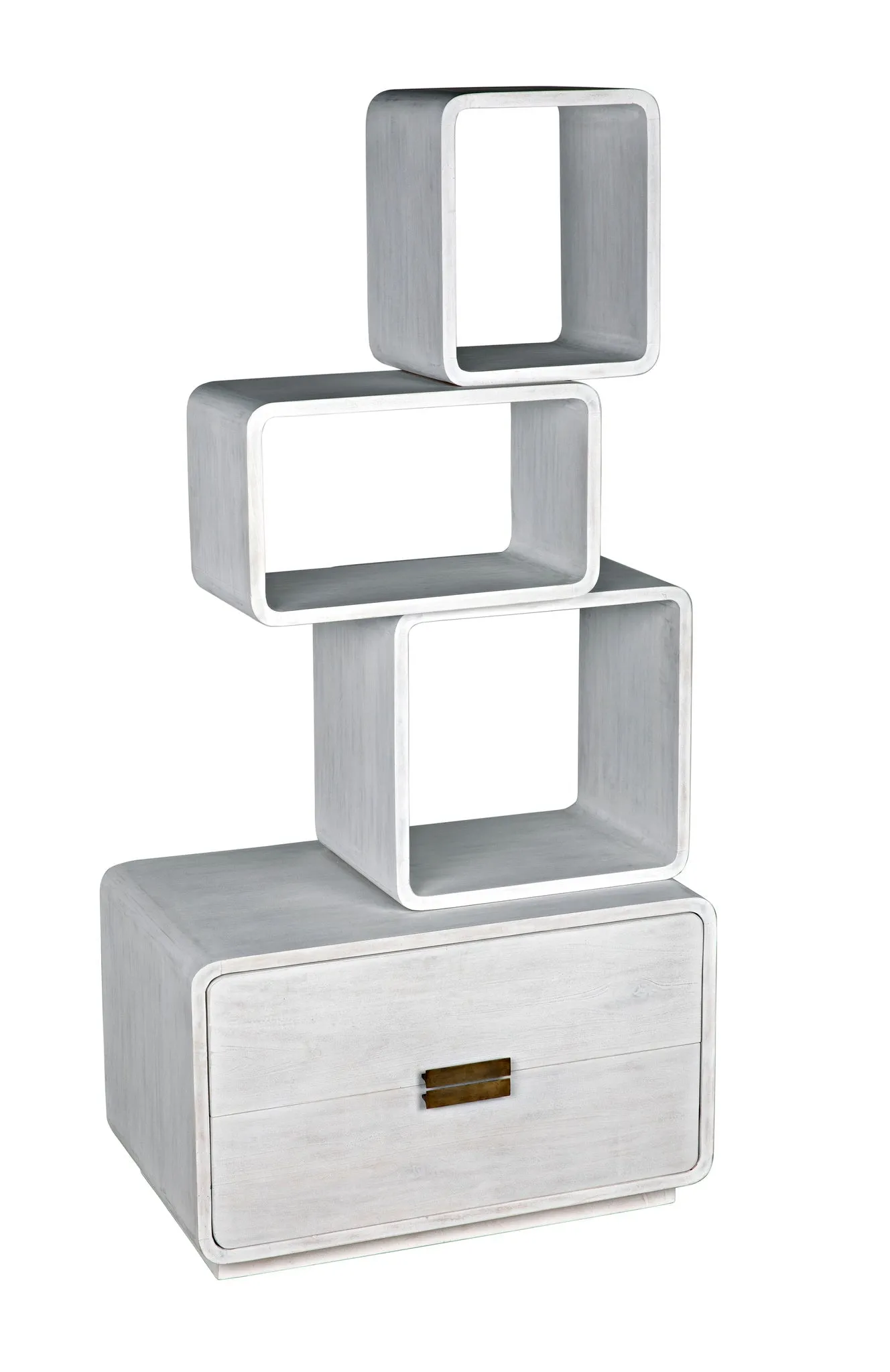 Belini Bookcase, White Wash