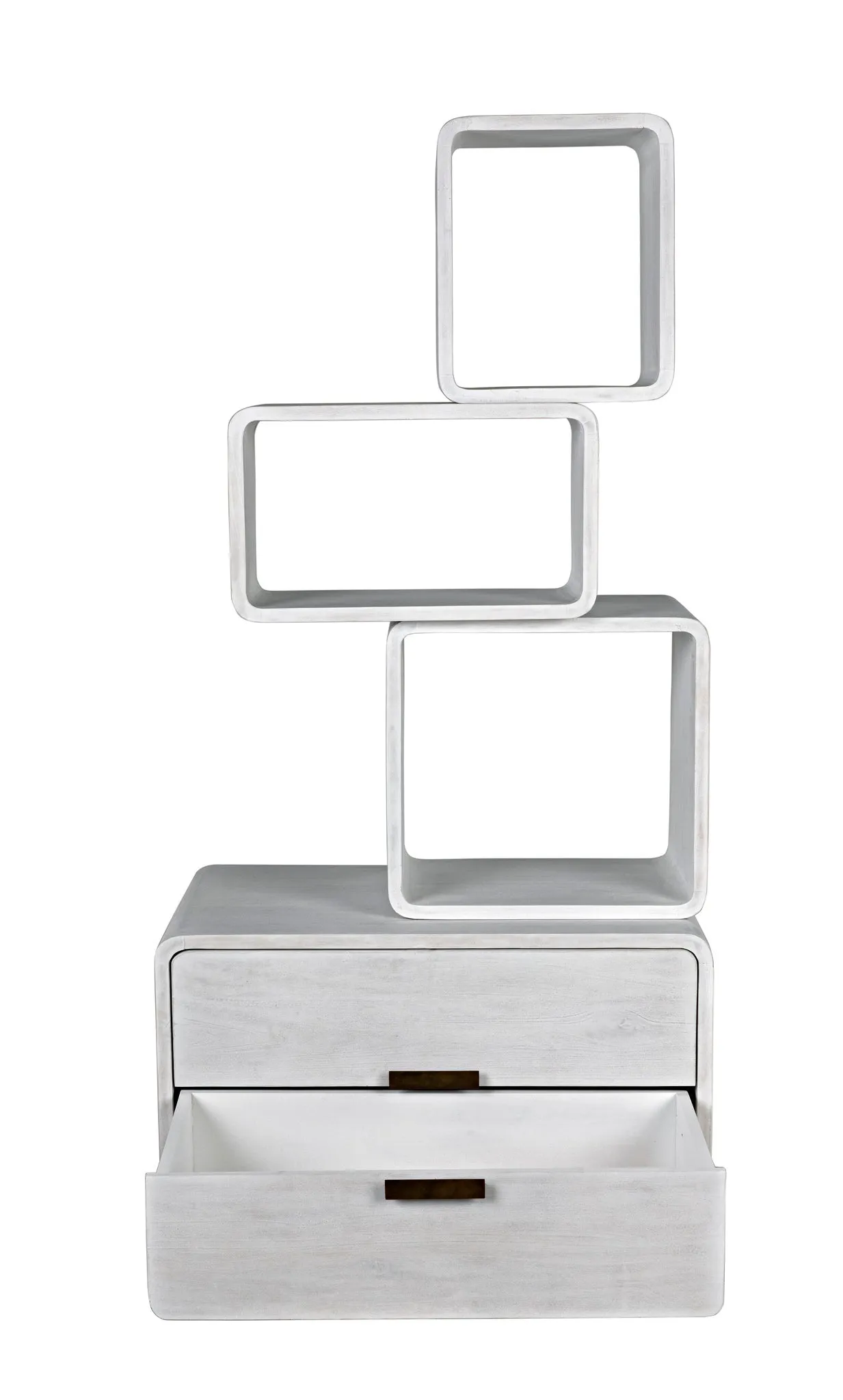 Belini Bookcase, White Wash