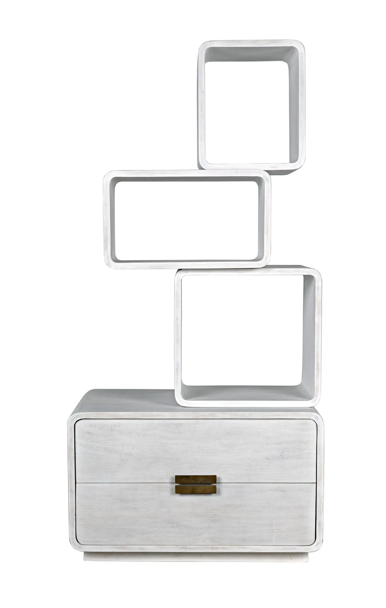 Belini Bookcase, White Wash