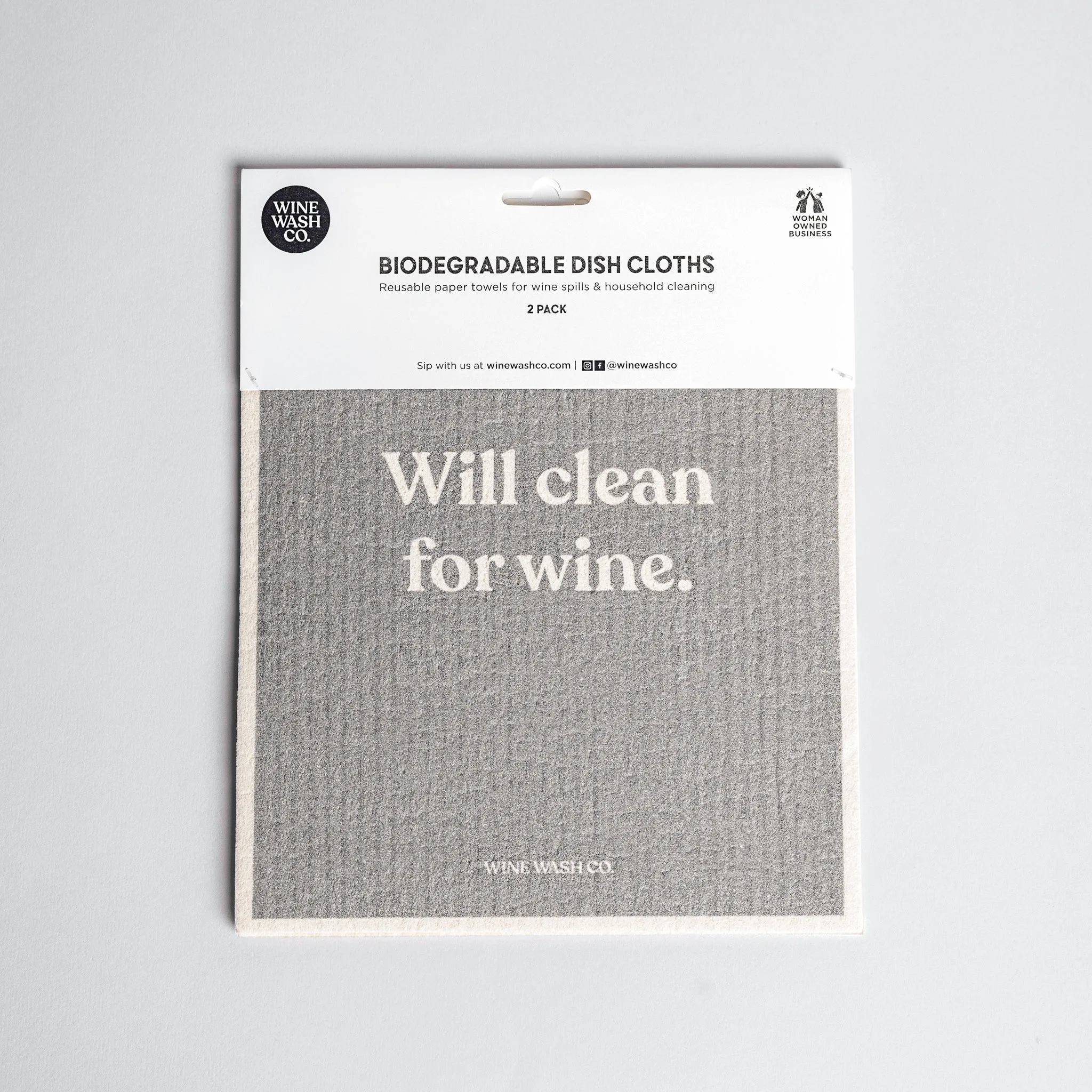 Biodegradable Dish Cloths  Grey Set