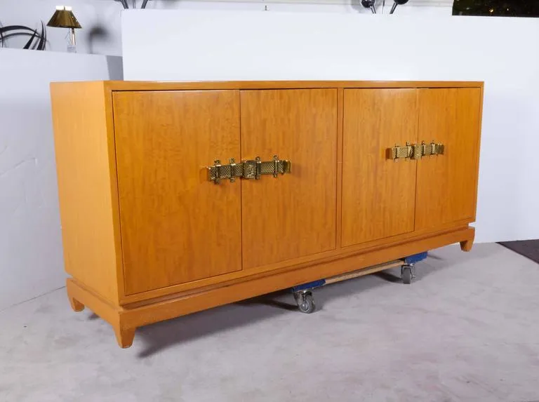 Bleached Mahogany Sideboard by Tommi Parzinger