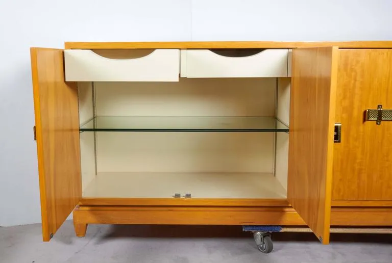Bleached Mahogany Sideboard by Tommi Parzinger