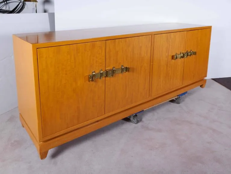 Bleached Mahogany Sideboard by Tommi Parzinger