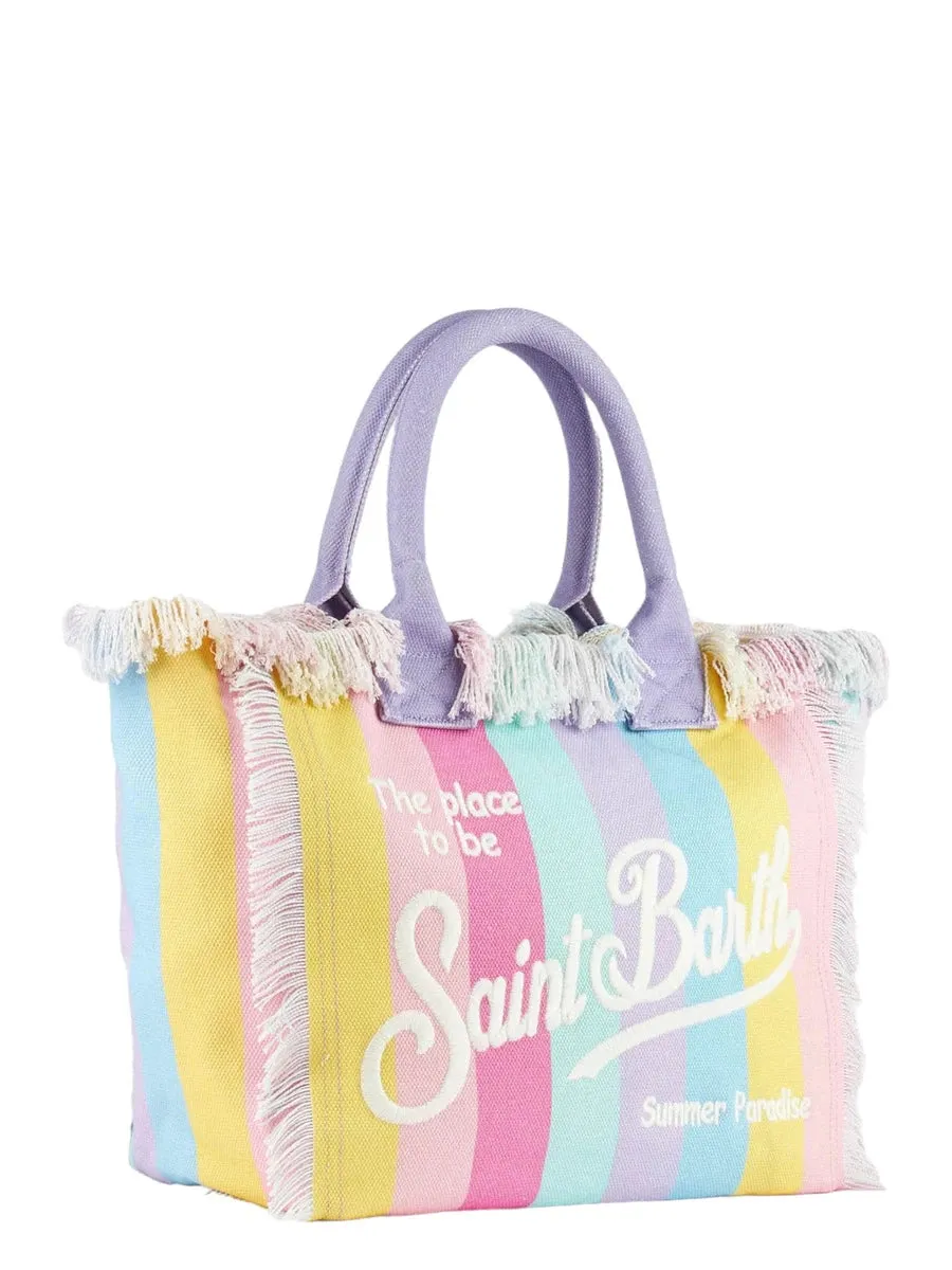 Borsa Tote Vanity in Tela Multicolore