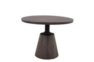 Bronx Crank Dining Table - Vinegar Matte