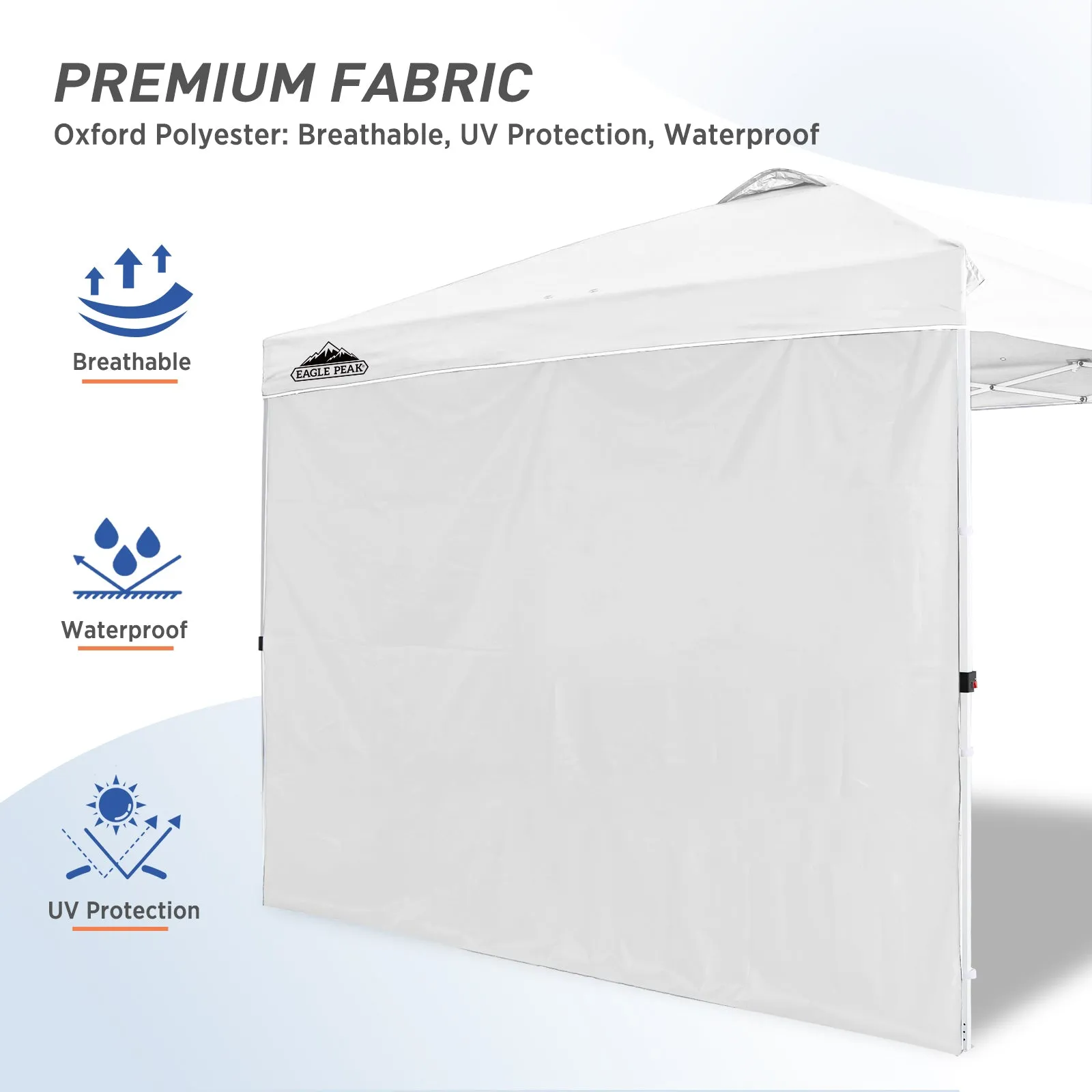 Canopy SunWall for E100 10x10 Straight Leg Pop Up Canopy, 1 Sidewall