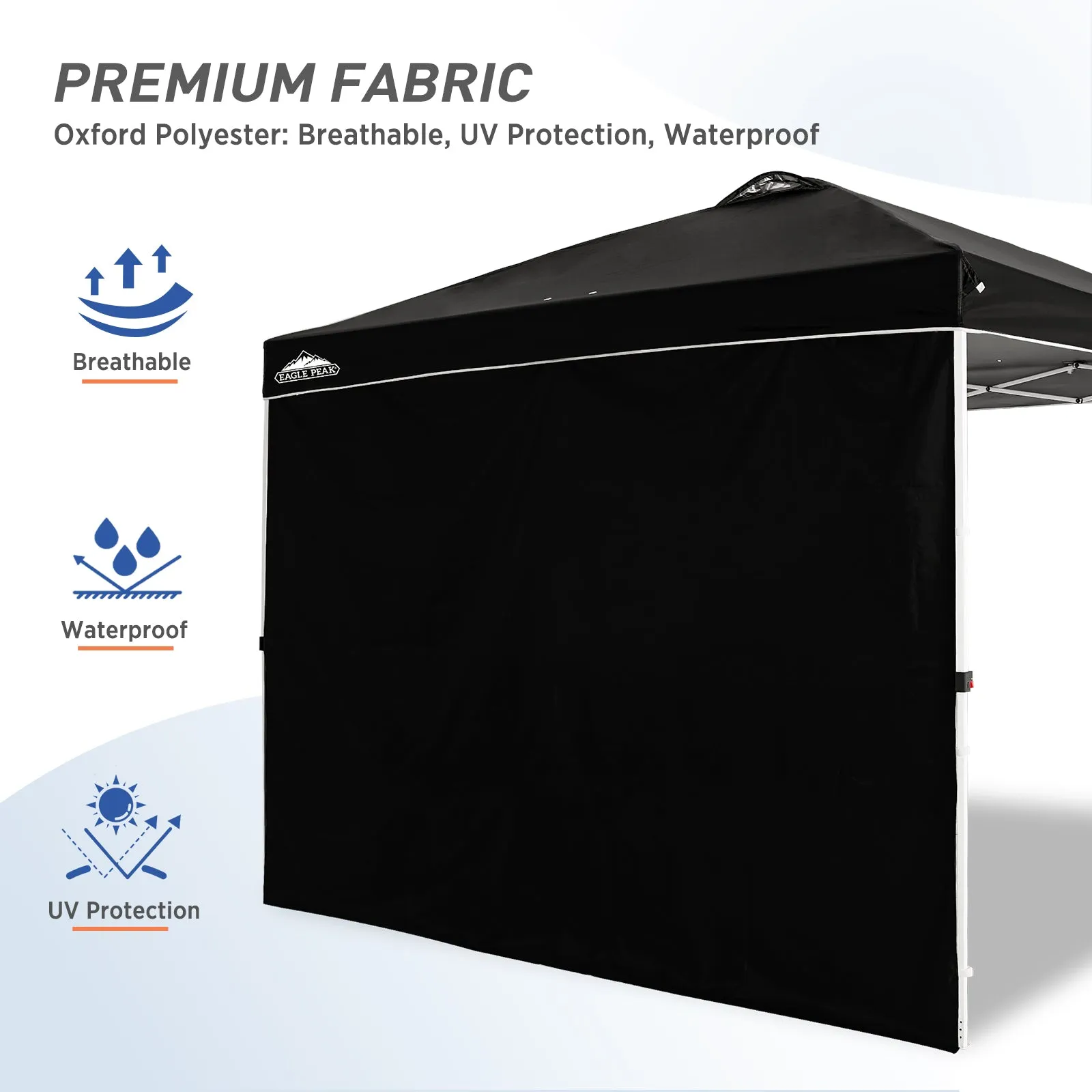 Canopy SunWall for E100 10x10 Straight Leg Pop Up Canopy, 1 Sidewall