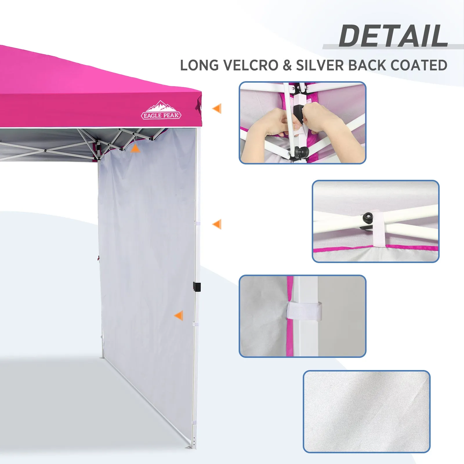 Canopy SunWall for E100 10x10 Straight Leg Pop Up Canopy, 1 Sidewall
