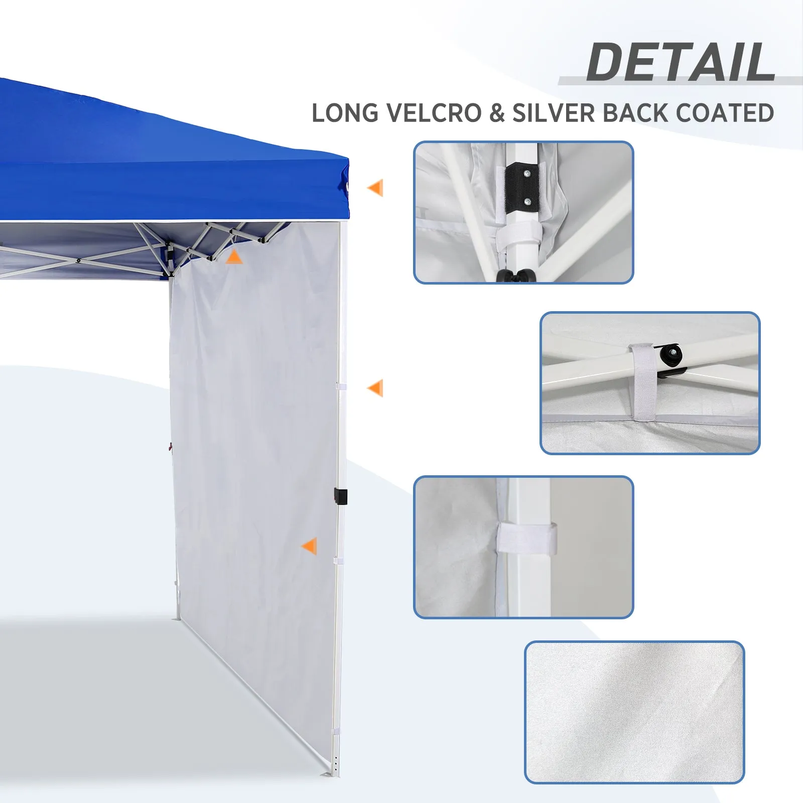 Canopy SunWall for E100 10x10 Straight Leg Pop Up Canopy, 1 Sidewall