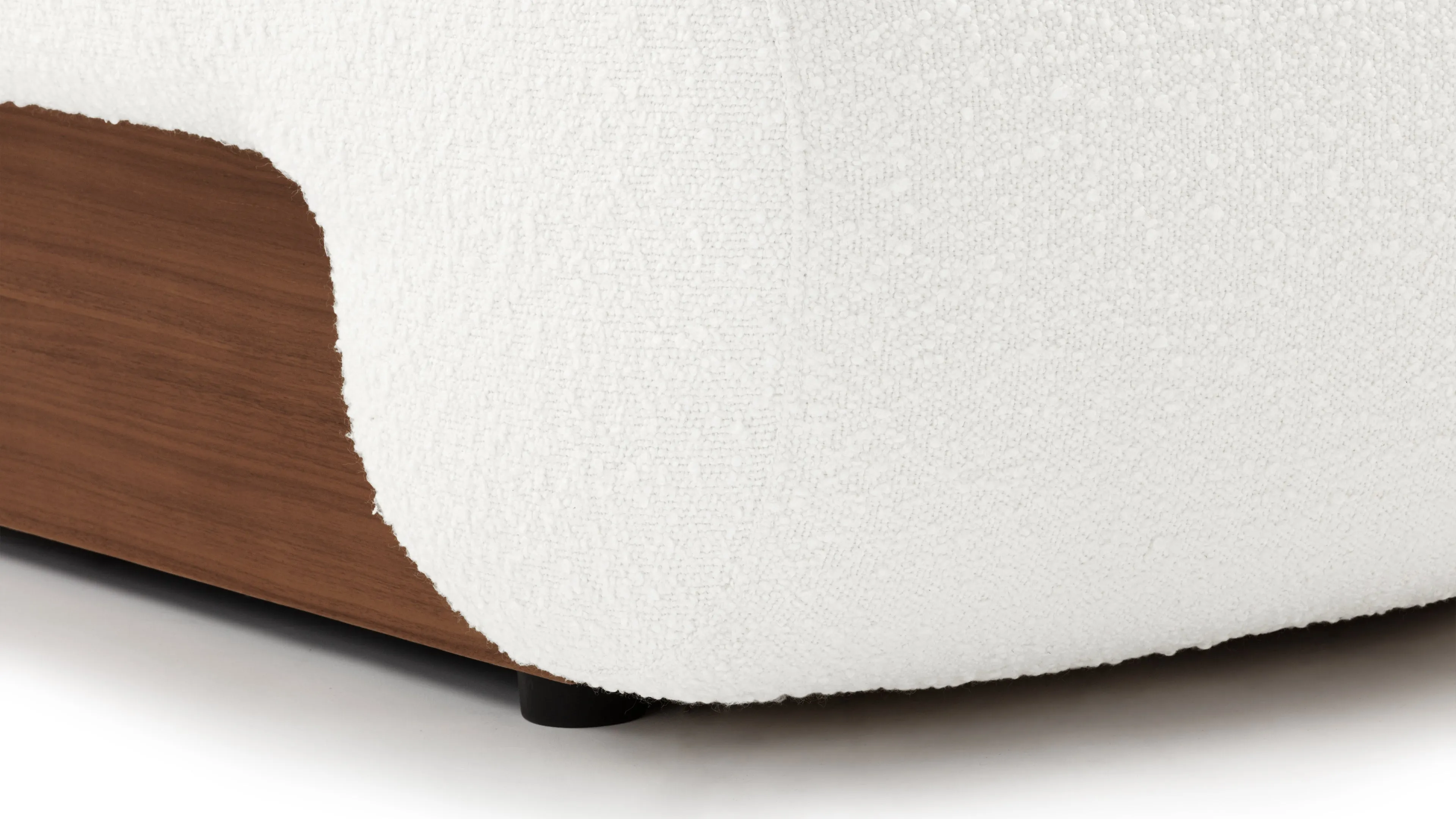 Carlo - Carlo Lounge Chair, White Boucle