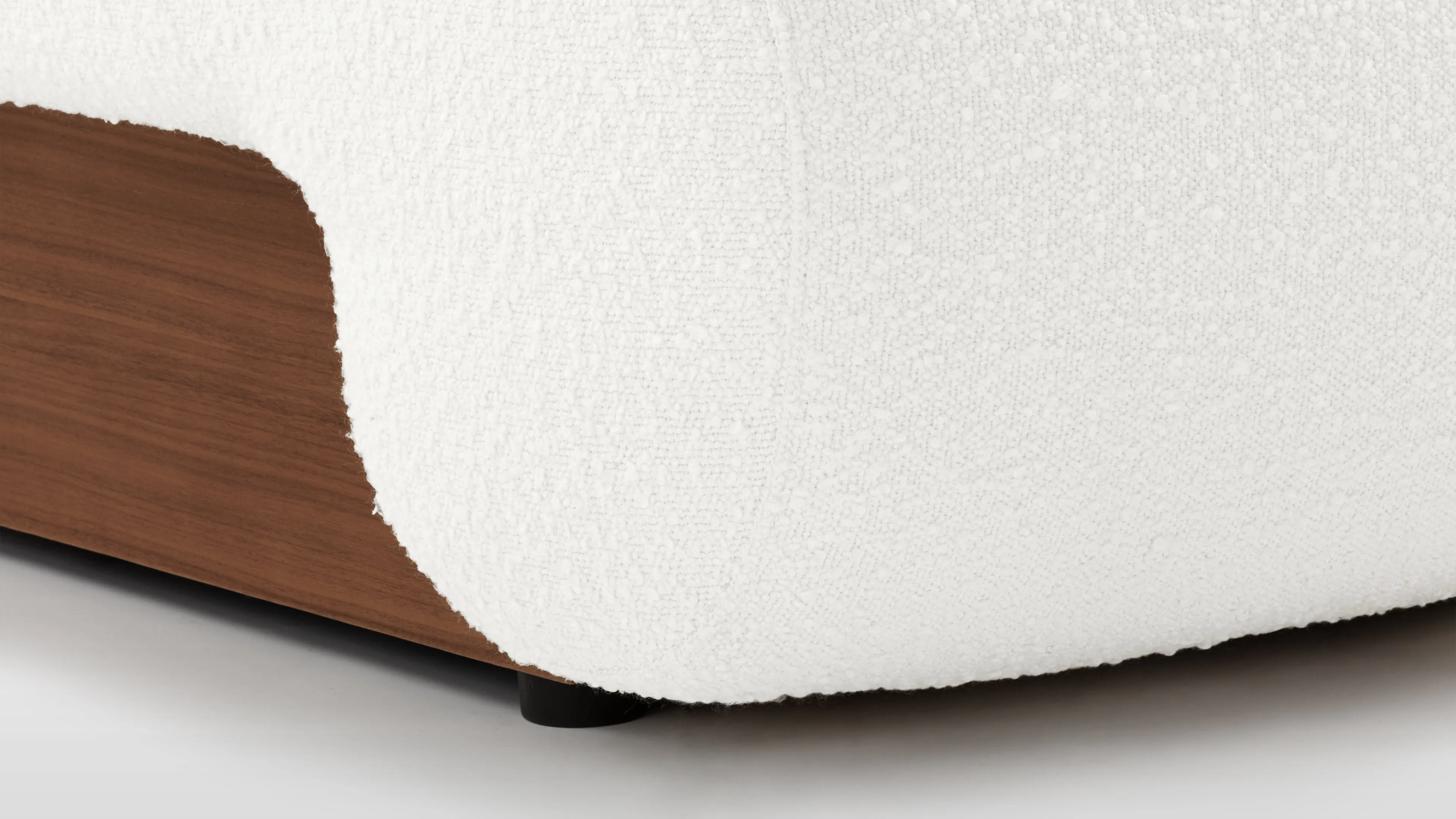 Carlo - Carlo Lounge Chair, White Boucle