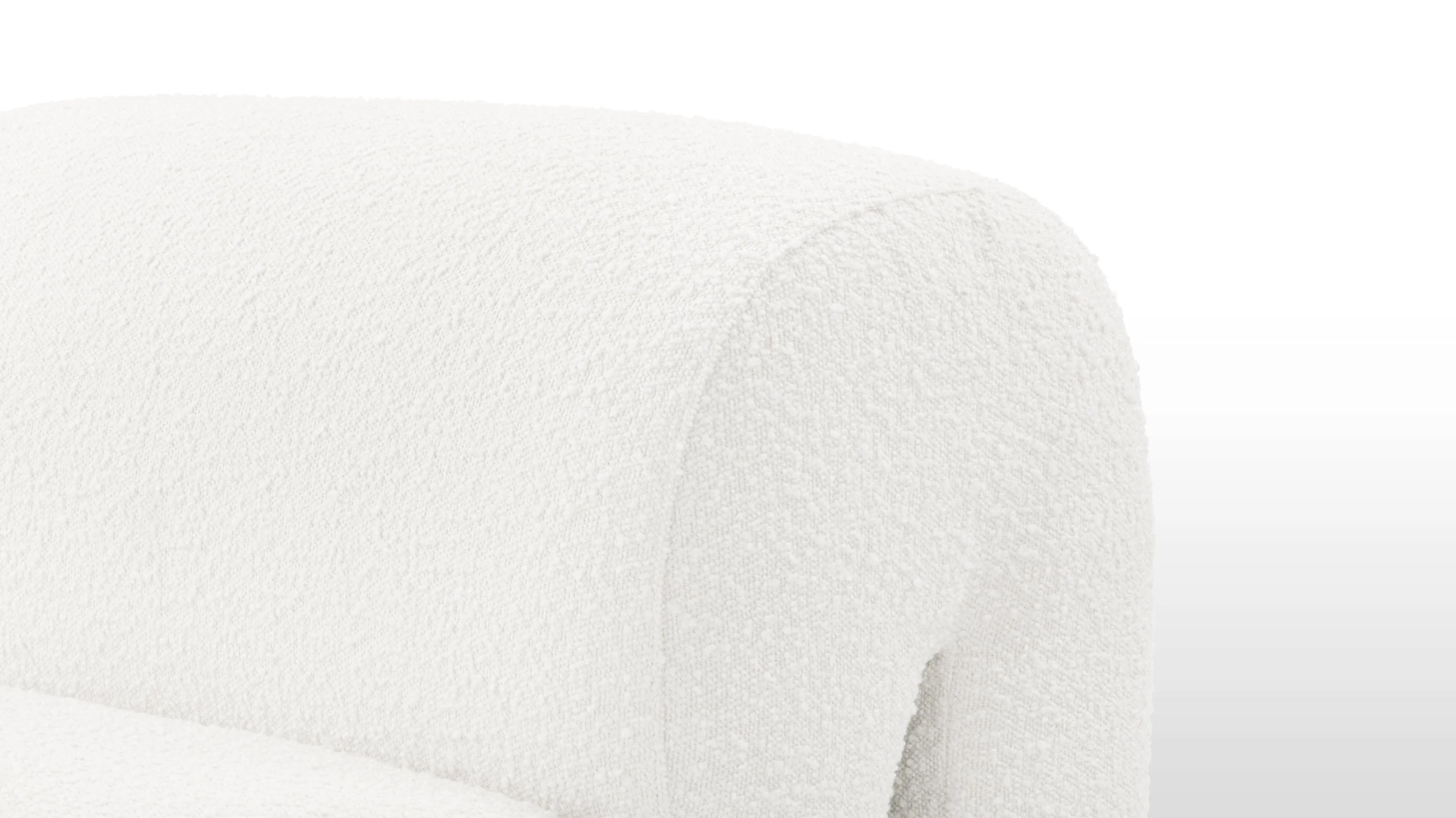 Carlo - Carlo Lounge Chair, White Boucle