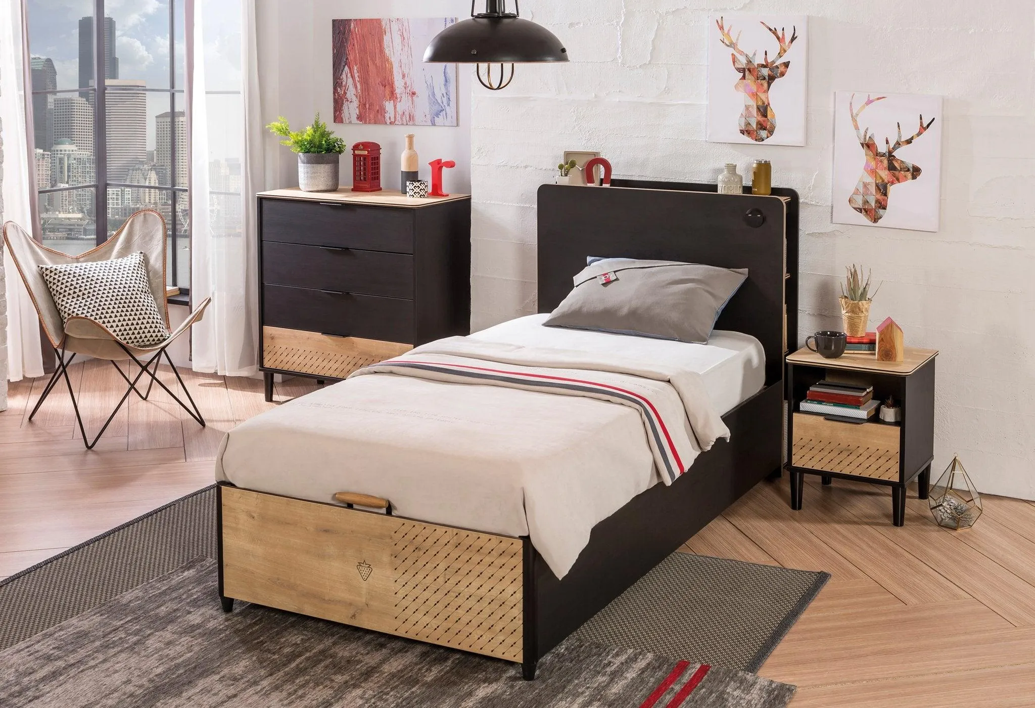 Cilek Black Dresser