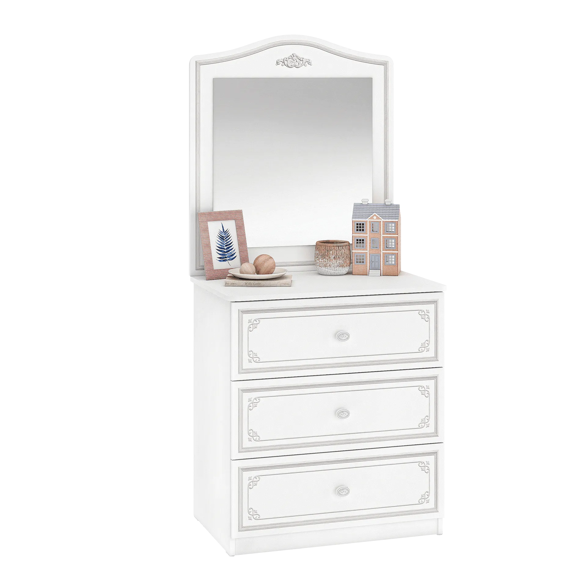 Cilek Selena Grey Dresser Mirror Only (Fits dresser and large dresser)