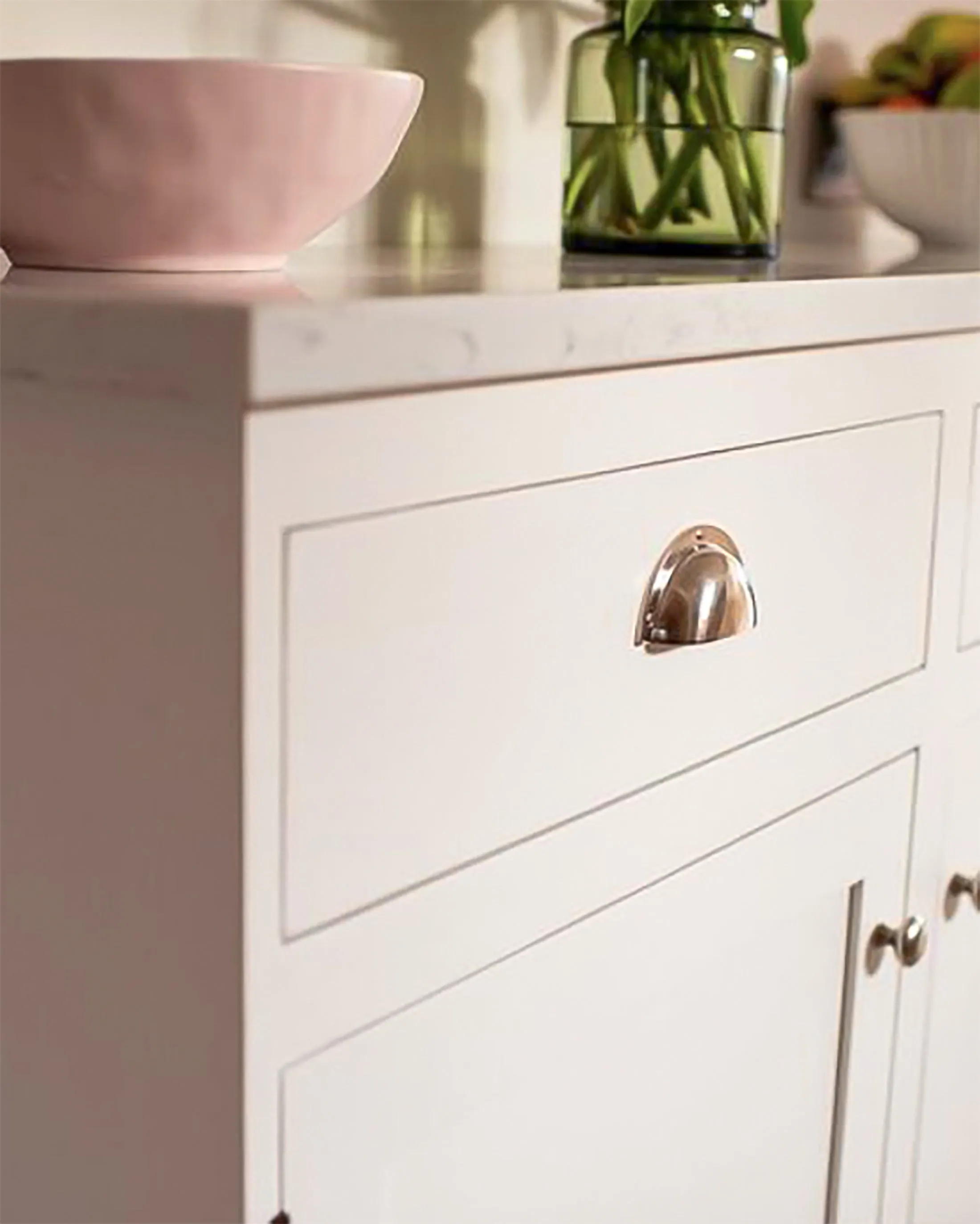 Contemporary Shaker Quartz Sideboard