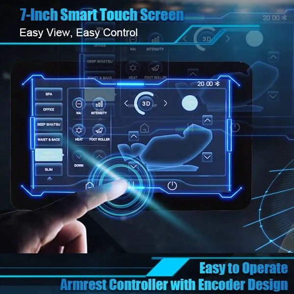 COSTWAY 3D SL-Track Full Body Zero Gravity Massage Chair