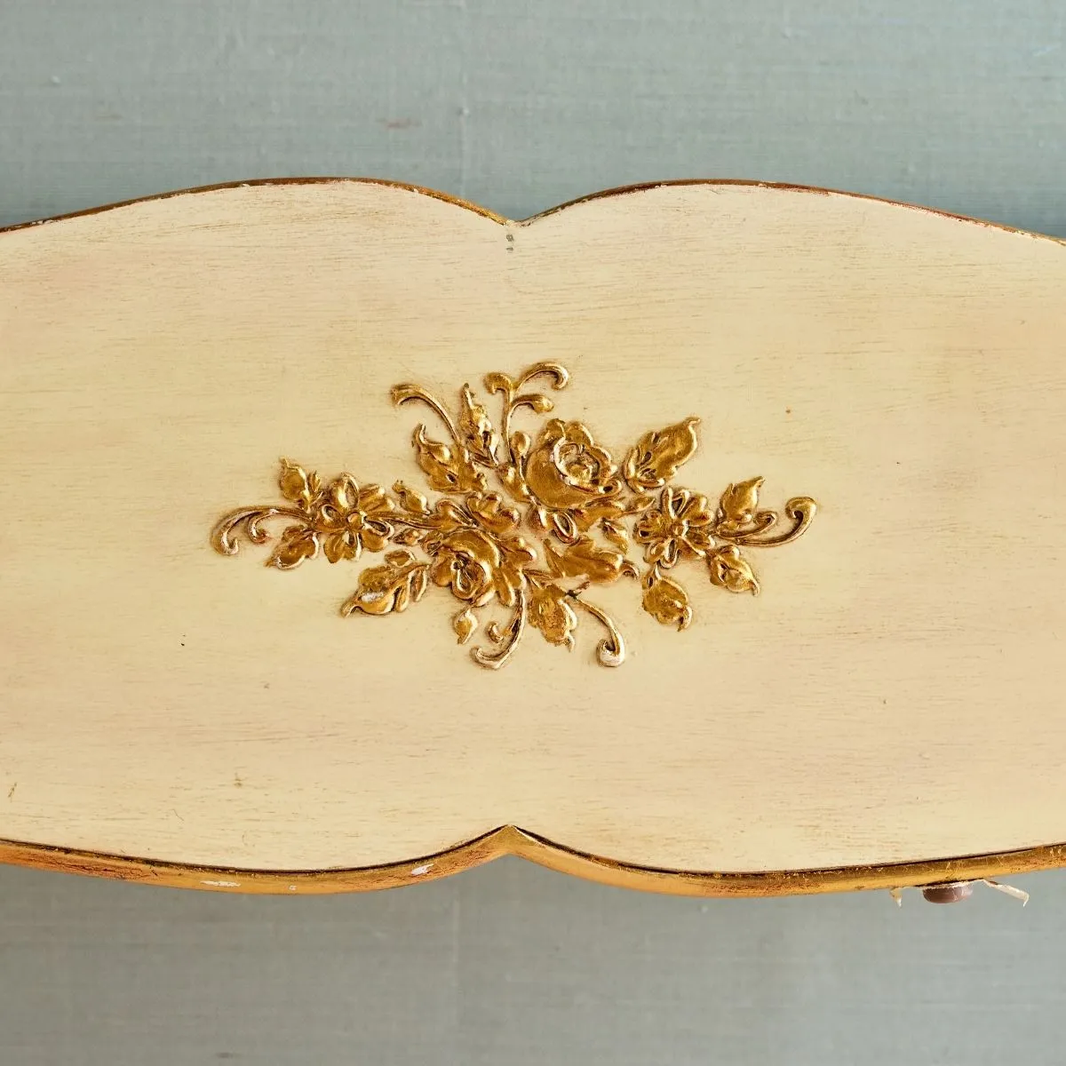 Cream & Gold Vintage Vanity