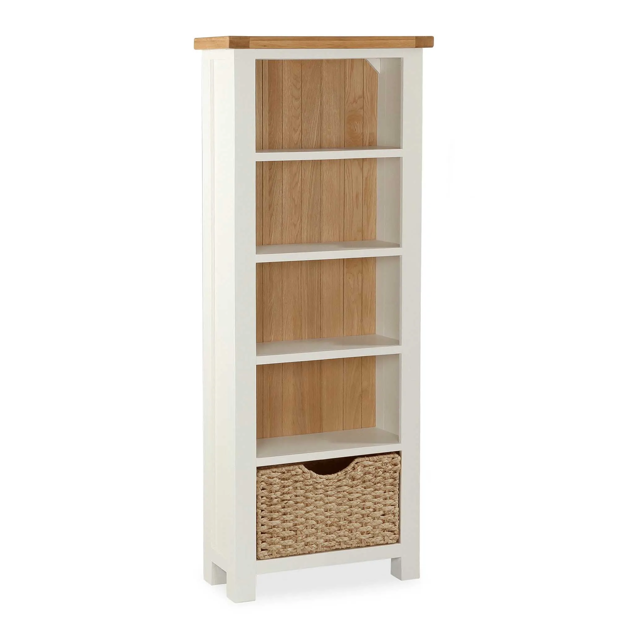 Daymer Cream Slim Bookcase