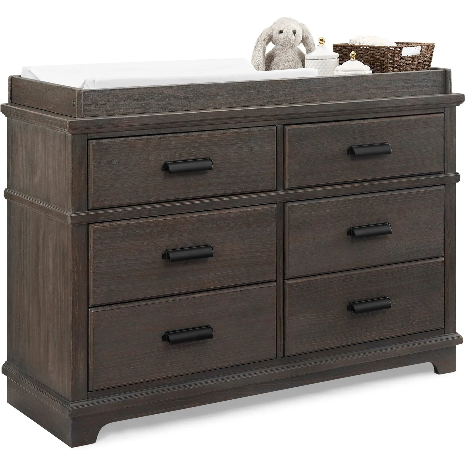 Delta Children Asher 6-Drawer Dresser with Changing Top