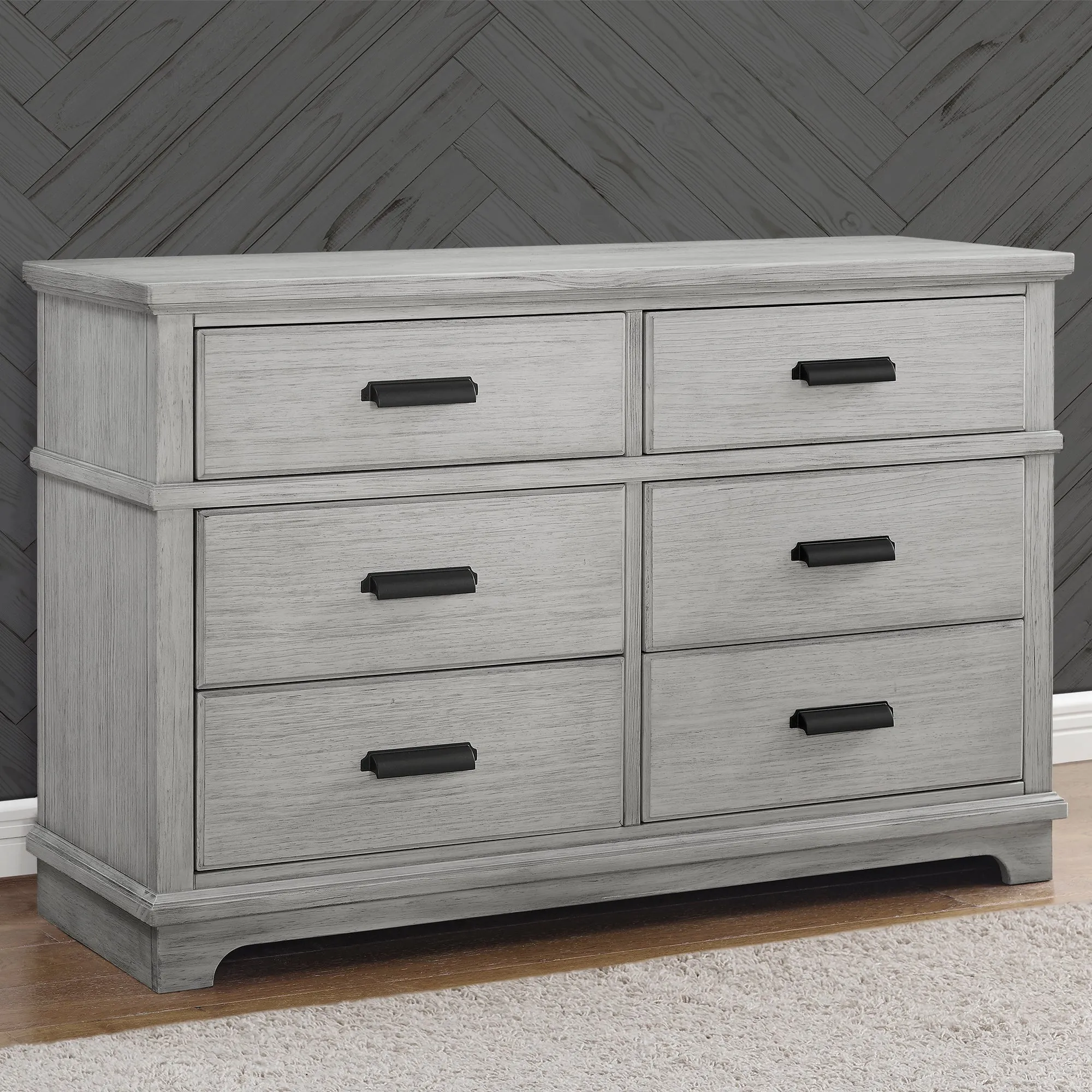 Delta Children Asher 6-Drawer Dresser with Changing Top