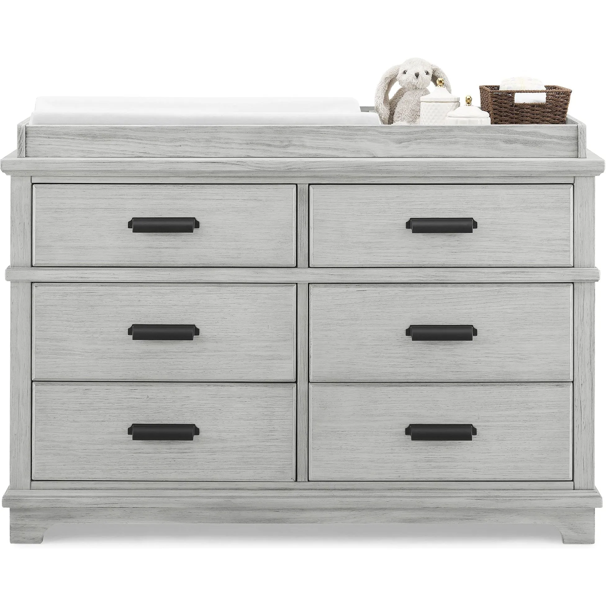 Delta Children Asher 6-Drawer Dresser with Changing Top