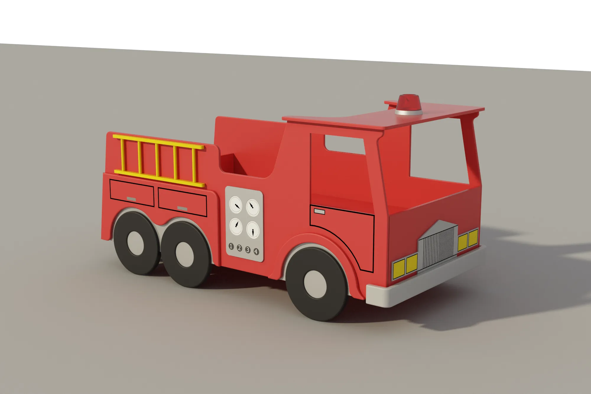 Fire Truck Toddler Beds Free DIY Plans Child Single Bed Bedroom Furniture Woodworking