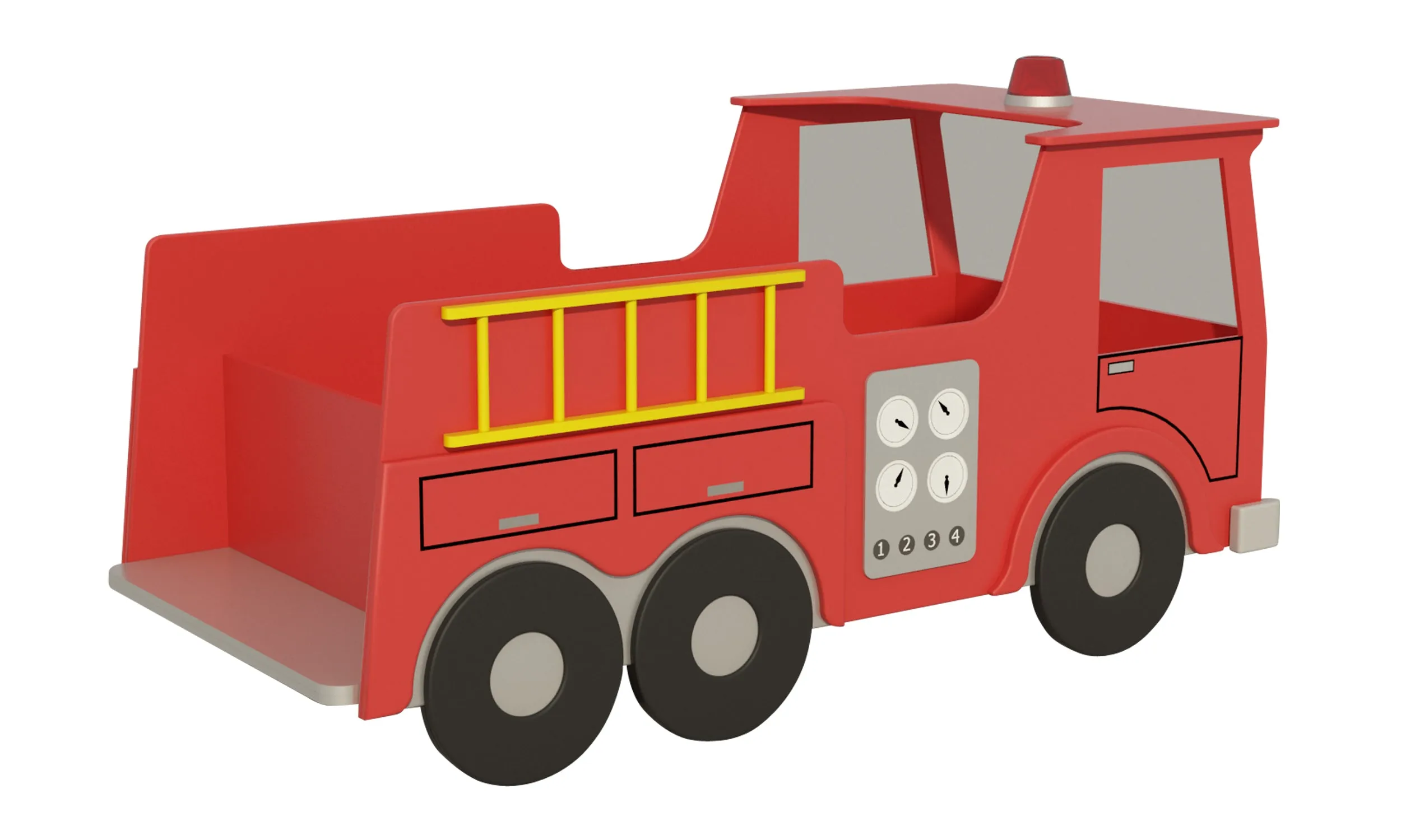 Fire Truck Toddler Beds Free DIY Plans Child Single Bed Bedroom Furniture Woodworking