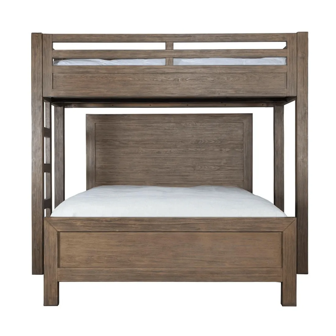 Hamilton Canopy Bed with Queen Bed Vintage Smoke Finish