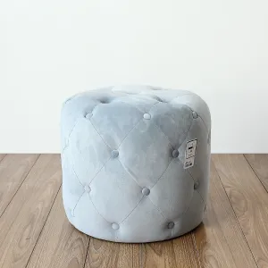Handmade Velvet Tufted Round Storage Ottoman