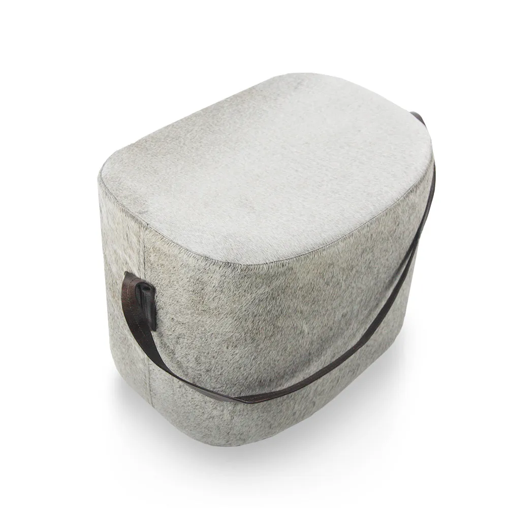 Heather Grey Pouf / Ottoman / Foot Rest