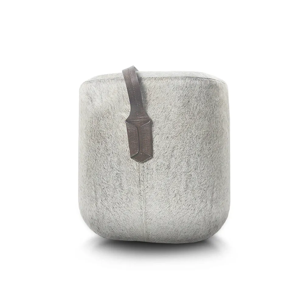 Heather Grey Pouf / Ottoman / Foot Rest
