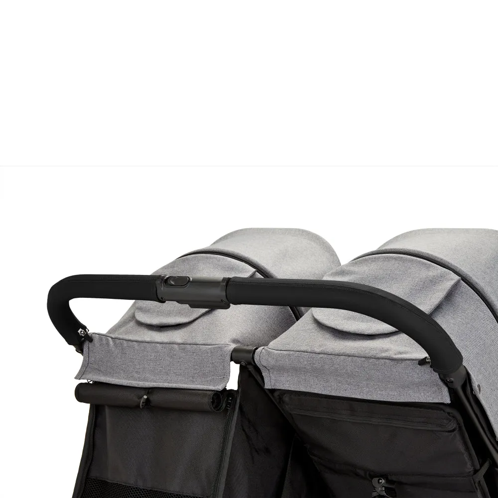 Ickle Bubba Venus Double Stroller Grey
