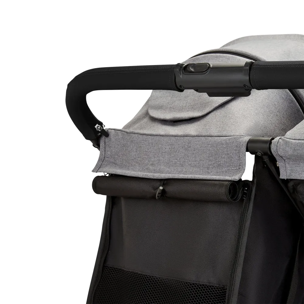 Ickle Bubba Venus Double Stroller Grey