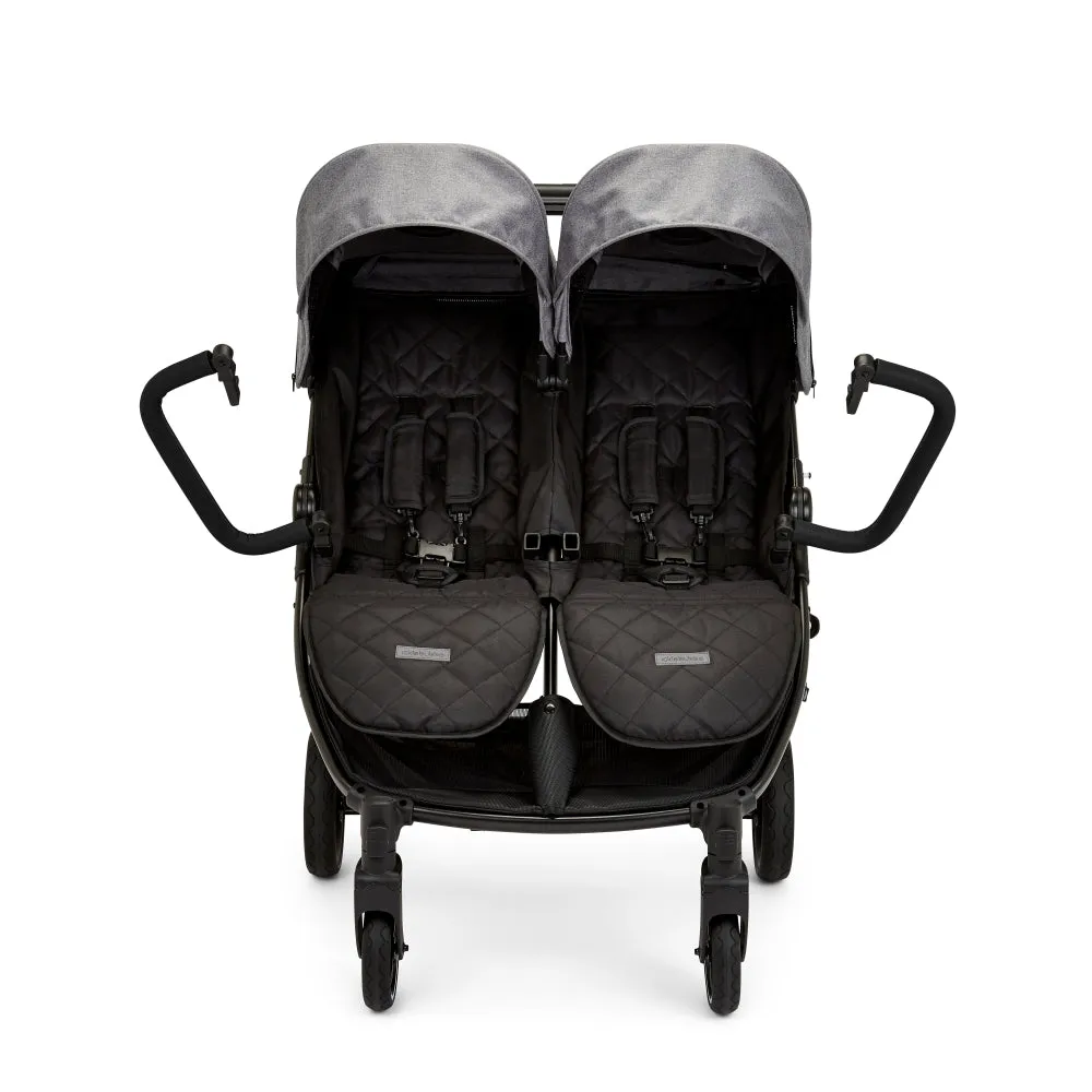 Ickle Bubba Venus Double Stroller Grey