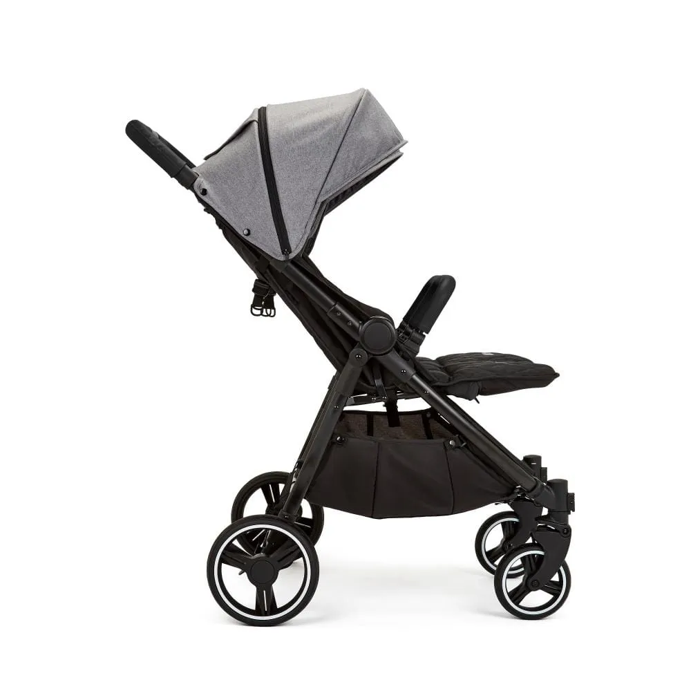 Ickle Bubba Venus Max Double Stroller Black / Space Grey / Black